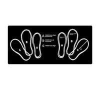 Squat Support Pad with Foot Placement Guide, Exercise Mat Perfect For Squats, Leg Lightwei Ab guide Workouts, and mat, Squat