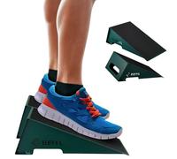 Squat Wedge Block 2PCS - Steel Squat Wedge, Slant Board for Heel Elevated Squat, Heavy Duty, Non-Slip Steel Squat Ramp, Calf Stretcher