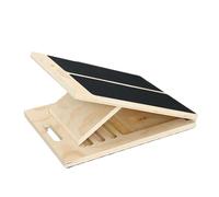 squat wedge block Adjustable Slant Board Calf Stretcher Equipment Anti Slip Surface Sports Wooden Foldable Storage Squat Wedge Stretching