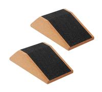 Squat Wedge Block - Cork Squat Wedge with Storage Bag | Heel Wedges for Squats, Roll Ramp Board without Slip Fitness, Lightweight Training Booster for Calf Stretches, Yoga, Stretching
