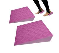 Squat Wedge Block - Foam Set 15x12x5cm, Corner Pushup Ramp | Support Stability Trainer Board, Yoga Boards, Pilates, Fitness, Foot Recovery