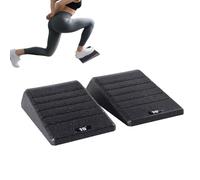 Squat Wedge Board Set - Sturdy Non Slip Calf Stretch Ramp for Home Gym Fitness Studio Travel, Portable Balance Incline Board for Men Women Indoor Stretching Flexibility Workout