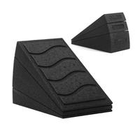 Squat Wedge Calf Stretcher, Adjustable Stretch Squat Wedge, 12.2x6.3x4.33 inches Lightweight Portable Design, Non-Slip Grip, 2-Piece Set, for Travel, Home, Office, Gym Workouts
