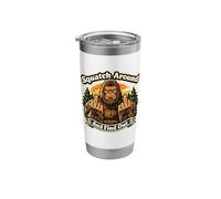 Squatch Around and Find Out Bigfoot Stainless Steel Insulated Tumbler