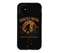 Squatch Watch Pacific Northwest Bigfoot Full Moon Vintage Case for iPhone 11