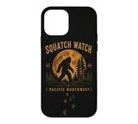 Squatch Watch Pacific Northwest Bigfoot Full Moon Vintage Case for iPhone 12 mini