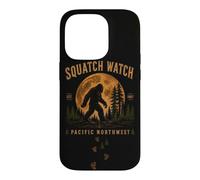 Squatch Watch Pacific Northwest Bigfoot Full Moon Vintage Case for iPhone 14 Pro