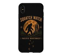 Squatch Watch Pacific Northwest Bigfoot Full Moon Vintage Case for iPhone XS Max