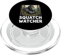 Squatch Watcher Bigfoot Forest Cryptid Hunter Design PopSockets PopGrip for MagSafe