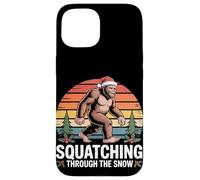 Squatching Through The Snow Christmas Case for iPhone 15
