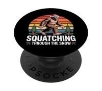 Squatching Through The Snow Christmas PopSockets Adhesive PopGrip