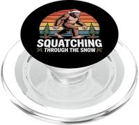 Squatching Through The Snow Christmas PopSockets PopGrip for MagSafe