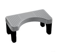 Squatting Toilet Stool for Adults - Ergonomic Poop Stool with Aromatherapy Box, Non-Slip Heavy Duty Foot Step Stool, Detachable Bathroom Stool for Bowel Movement Relief, 15.7x8.3x6.7 Inch Gray(Gray)