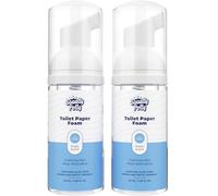 Squatty Potty Toilet Tissue Paper Foam Instant Wet Wipe Alternative - 2 Pack, 50 ml, 1.69 Fl Oz