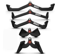 SQUATZ LAT Traction Accessories | Gym Cable Ties with Mag Grip Handles for Back Strength Training and Triceps | Home Gym Accessories with Handles