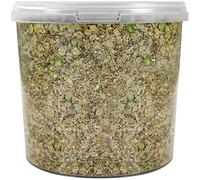 SQUAWK Duck & Goose Mix | Premium Grade Wild Bird Food | Tasty Outdoor Wildlife Snack | Nutritious, Protein-Rich Feed | Naturally Blended Ingredients | Corn, Grains, Wheat, Oils, Vitamins (2.5L Tub)