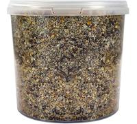 SQUAWK Robin & Songbird Food | Premium Enhanced Formula, Full of Natural Ingredients | Free of Husks & Germinating Seeds | Garden Wild Bird Feed Mix| Protein Rich, Full of Energy Mixture (1L Tub)