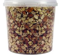SQUAWK Split Peanuts | Premium Quality Fresh Feed | Garden Wild Bird Nut Food | Aflatoxin Free Mix | Protein Rich, High in Energy Mixture | Contains Nutritious Vitamins and Essential Oils (1L Tub)