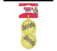 KONG Air Dog Tennis Ball with Squeaker - L - 2 balls