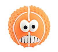 Squeaking Dog Toy - Smile Face Latex Balls, Bite Resistant Face Balls | Squeaky Dog Ball Toy for Puppies, Dogs, Small Cats and Kittens, Play Toy