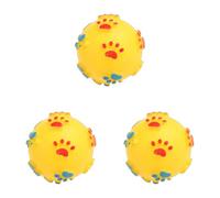 Squeaking Pet Dog Ball Tooth Cleaning Balls For Indoor Or Outdoor Playing Ball Interactive Game Gift Indestructible Boredom Small Dogs Puppy Large Tough Squeaky Soft Puzzles Storage Box Basket Costume