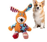 Squeaking Toys for Dogs - Soft Fabric Creature, Sound Response Game, Structured Structure for Chewing Entertainment, Apparatus for Enriching Animal Activities D