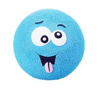 Squeaky Ball Dog Toys - Funny Face Design, Soft Rubber Dog Toy, Durable Soft Rubber | Get Play Balls for Interactive Chewing Fun, Sports Balls for Small, Medium