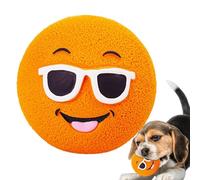 Squeaky Ball Dog Toys - Funny Face Design, Soft Rubber Dog Toy, Durable Soft Rubber | Get Play Balls for Interactive Chewing Fun, Sports Balls for Small, Medium