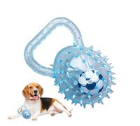 Squeaky Ball for Dogs - Interactive Ball with Football Inside | Interactive Toys for Dogs in with Tips and Handle - for Outdoor, Return, Chewing, Enrichment, Game, Addestr