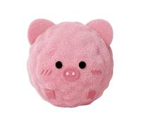 Squeaky Balls - Plush Animal Squeak Design, Stop Puppy Boredom & Destructive Chewing, 5cm Compact Size + Soft Core, Crystal Velvet Fabric Finish - for Outdoor Training & Garden Playtime