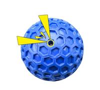 Squeaky Chew Toys - High-performance Puppy Tough Teether Ball, Modern, Ergonomic, Sturdy Chewing Home, Indoor Outdoor Yard | Home, Indoor, Outdoor, Yard Stylish Portable