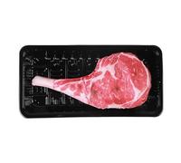 Squeaky Chew Toys, Puppy Doll Squeaky with Steak Shape, Bite-Resistant Pet Fetch Toys for Medium and Large Puppies, Interactive Play, 9.06x4.53x1.18 Inches