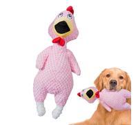 Squeaky Chicken Dog Toy - Aggressive Dog Chew Toys - Screaming Chicken Toy, Squeeze Sound Molar Chew Toys, Funny Puppy Interactive Chewing Teeth Cleaning Toys