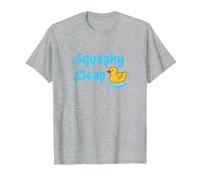 Squeaky Clean Rubber Duckie Cleaning Housekeeping Cleanup T-Shirt, Men, Heather Grey, 6X-Large