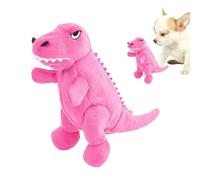 Squeaky Dinosaur Dog Toy, Interactive Plush Standing Dinosaur Dog Teething Toy, Bite Resistant Pet Supplies for Small, Medium and Large Dogs and Cats