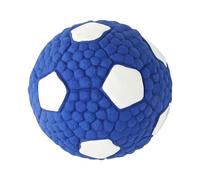 Squeaky Dog Ball - Durable Latex Soccer Shape, 2026 Model | Interactive Tough Chew Toy | Sturdy Bouncy Football For Small Medium Large Dogs, Training Fitness Outdoor Play Fetch, Soft Puppy Teething