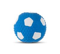 Squeaky Dog Ball Interactive Rubber Chew Toy - Small Pet Balls with Sound for Puppy Training - Durable Latex Fetch Ball Teeth Cleaning Toy - Safe Dog Soccer Football Play Balls for Indoor Outdoor Fun