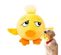 Squeaky Dog Ball, Squeaky Dog Toys | Plush Cartoon Animal Teething Toys, Laughter Ball - Multifunctional Interactive Dog Toy, Dog Supplies