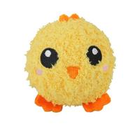 Squeaky Dog Ball Toys, Interactive Latex Rubber Squeak Ball Toy, Soft Fetch Play Balls for Puppy Small Dogs The Puppy Toy Pull And Stress Exercise Pull And Train, Chick Balls