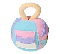 Squeaky Dog Balls,Cute Dog Puzzle Toys Brain Training Treat Dispenser | Soft Plush Balls Squeakers Cute Puzzle Brain Training Treat Dispenser Ball for Small Medium Dogs