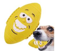 Squeaky Dog Balls - Soft Rubber Dog Toy with Funny Face Design, Durable Soft Rubber | Get Play Balls for Interactive Chewing Fun, Sports Balls for Small, Medium Size