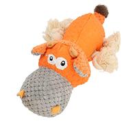 Squeaky Dog Chew Toy Interactive Relieve Boredom Washable Stuffed Pet P Toys for Indoor Outdoor Hippo Shape Dog P ToyDog Squeaky ToySqueaky Chew Pet's attention. Che
