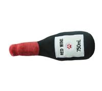 Squeaky Dog Chew Toy - Plush Bite-Resistant Toy, Beer-Shaped Soft, Interactive Chattering Play, Durable Stuffed Animal | Small Medium Large Dogs, Behavior Enrichment, Training and Exercise