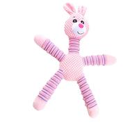 Squeaky Dog Chew Toys | Colorful Throwing Bite Toy | Portable Pet Supplies, Soft Puppy Tooth Cleaning Tool for Domestic Animals