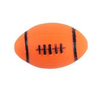 Squeaky Dog Chew Toys for Puppies Soft Latex Rubber Interactive Play Tennis Football Basketball Baseball Rugby Pet Training (One Size)