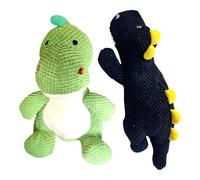 Squeaky Dog Chew Toys | Soft Dinosaur-Shaped Puppy Toys, Interactive Chewing Supplies for Small/Medium/Large Dogs, Cute Pet Playthings