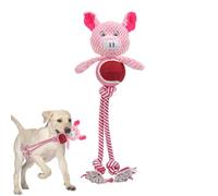Squeaky Dog Plush Toys, Dog Chew Toys, Rope Toys | Dog Plush Toys with Built-in Sound | Bite & US Resistant Dog Plush Toy