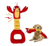 Squeaky Dog Puppy Toys, Stuffed Plush Animal to Keep Them Busy for Small Medium Large Dogs & Aggressive Chewers, Soft Indestructible Pet Chew Toys with Crinkle Paper, Best Tug of War Stuff for Puppies