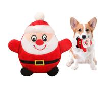 Squeaky Dog Toy - Chattering Christmas-theme Chew Plush Interactive Dog Toys,Chattering Christmas-theme Chew Toy, Comfort Toy For Behavioral Training For Small, Medium, Large Dogs