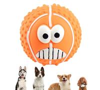 Squeaky Dog Toy Face Ball, Squeaky Ball Toy, Dog Chew Ball, Dog Ball Toy, Latex Smile Face Ball, Dog Puppy Toy for Small and Medium Dogs, Puppies, Cats